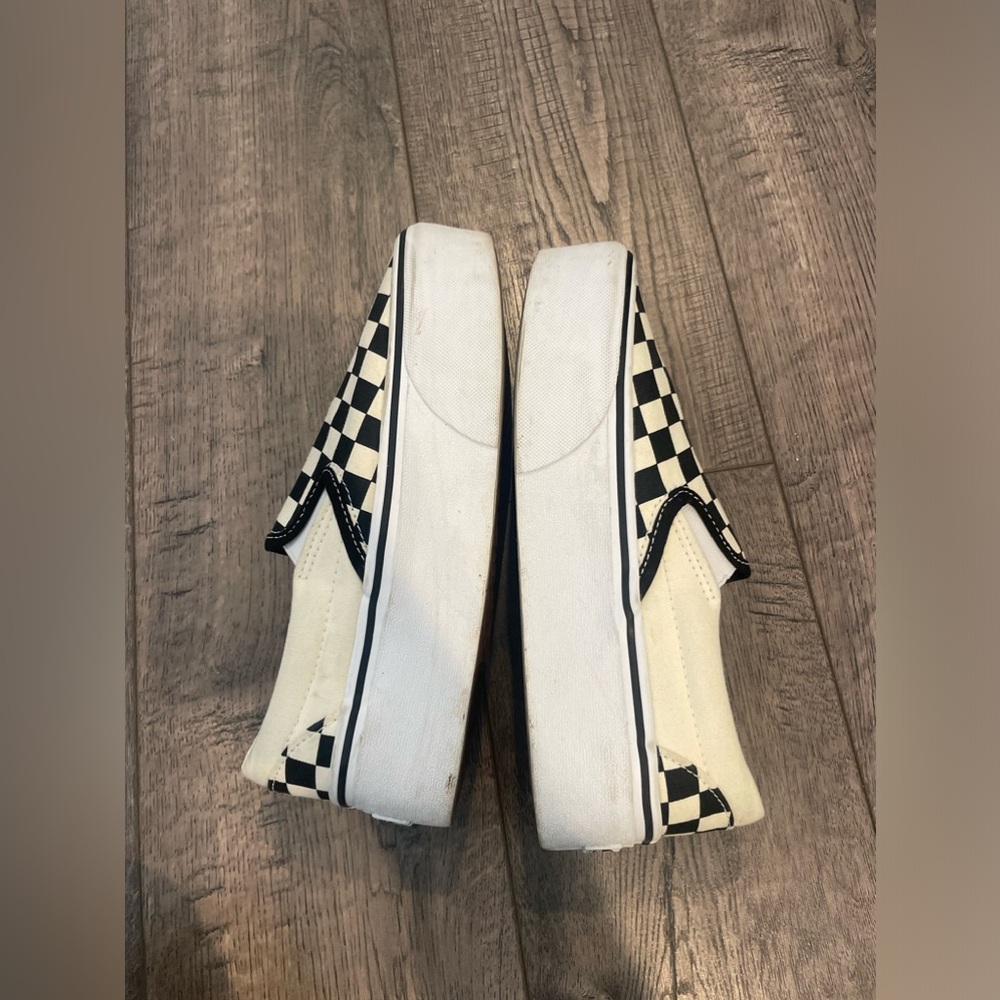 Vans Checkered Platform Slip-On